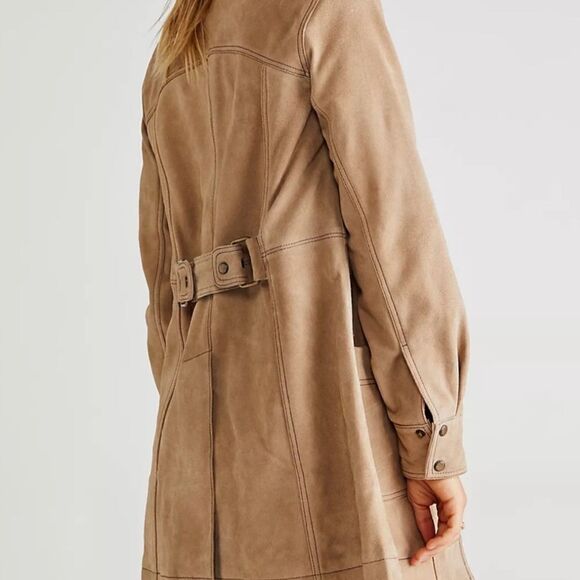 New Free People Lainie Suede Jacket / size XS - Picture 3 of 10
